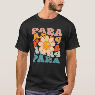 Camiseta Para Retro Daisy Colorir Professor De Volta À Esco
