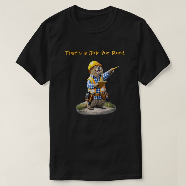 Camiseta "para Ron" (1) (Frente do Design)