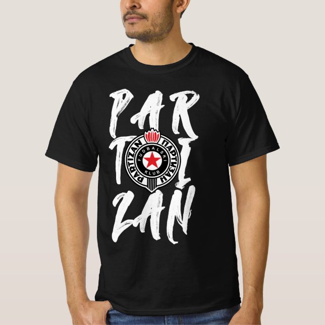 Camiseta Para Sempre Belgrado Partizan Sérvio Beograd Sérvi (Frente)