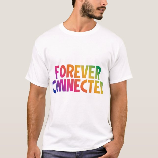 Camiseta Para sempre conectado (Frente)