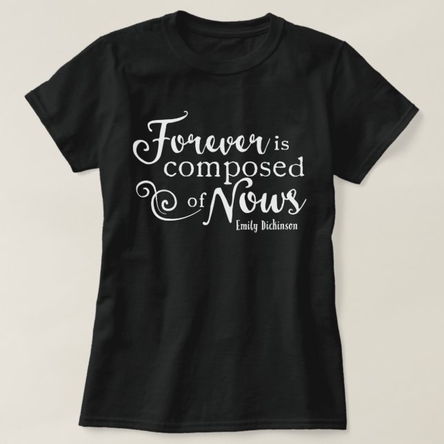Camiseta Para Sempre É Composto Por Noites (Frente do Design)