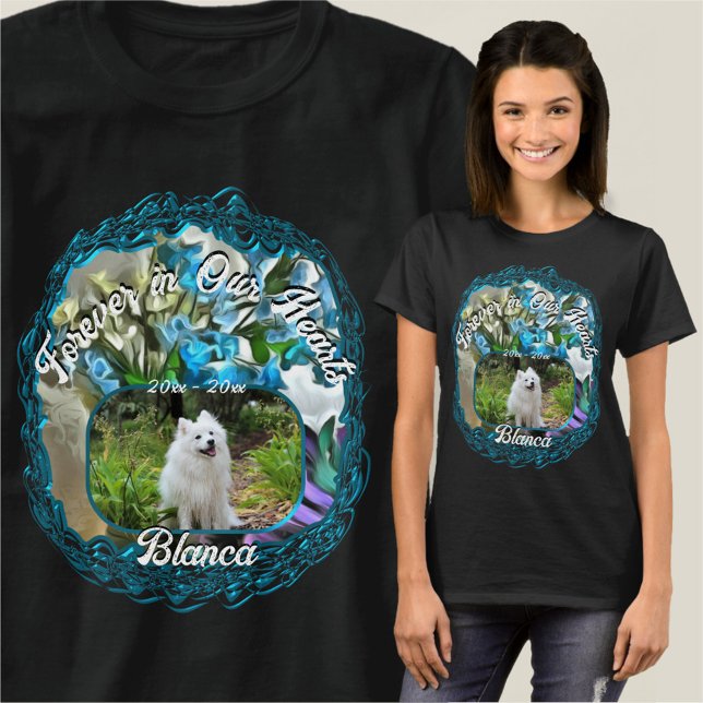 Camiseta Para sempre em Nossos Corações Flores da Seda 2190 (Criador carregado)