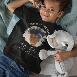 Camiseta Para Sempre em Nossos Corações Foto com Efeito B