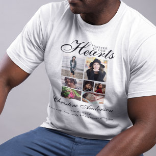 Camiseta Para Sempre em Nossos Corações   Memorial de Colag