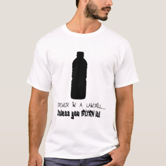 Camiseta Para sempre em uma operação de descarga