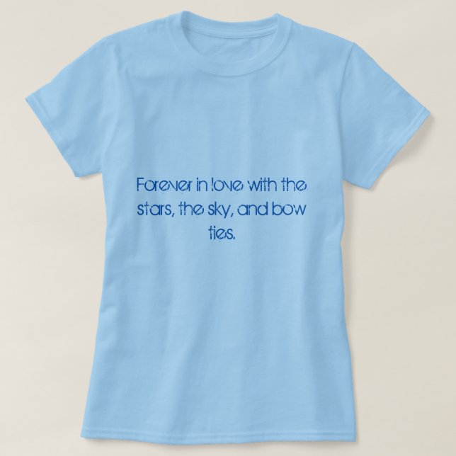 Camiseta Para sempre no amor (Frente do Design)