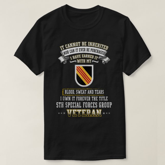 Camiseta Para Sempre O Título "Grupo das Forças Especiais d (Frente do Design)