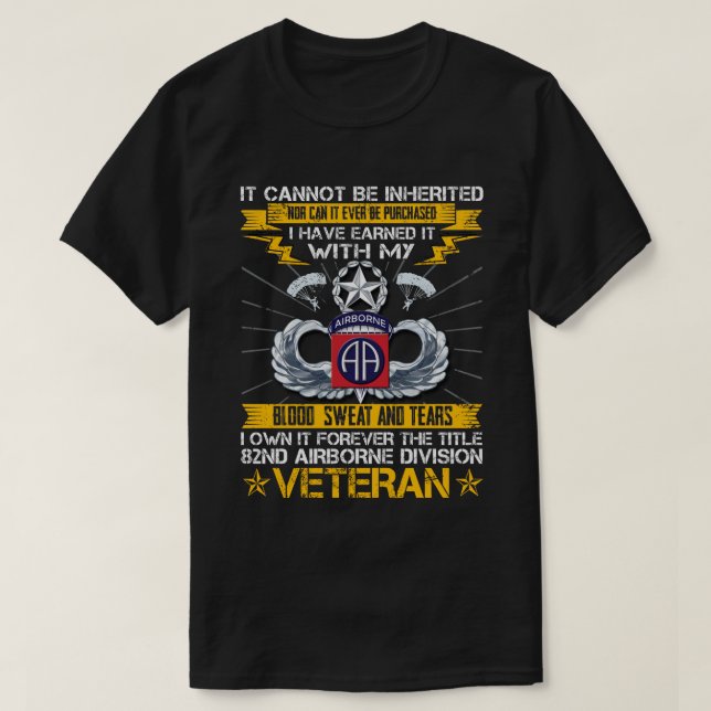 Camiseta Para Sempre, Título 82º Divisão De Transportes Aér (Frente do Design)