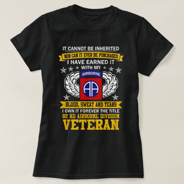 Camiseta Para Sempre, Título 82º Divisão De Transportes Aér (Frente do Design)