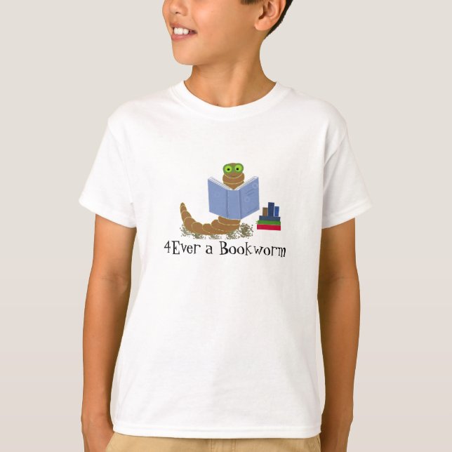 Camiseta Para sempre um Bookworm (Frente)