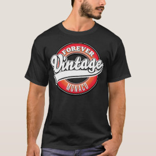 Camiseta para sempre vintage Mônaco