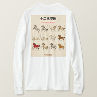 Camiseta para senhora com imagem de um cavalo