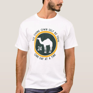 Camiseta Para Ser Verdadeiro - Amarelo E Verde Escuro