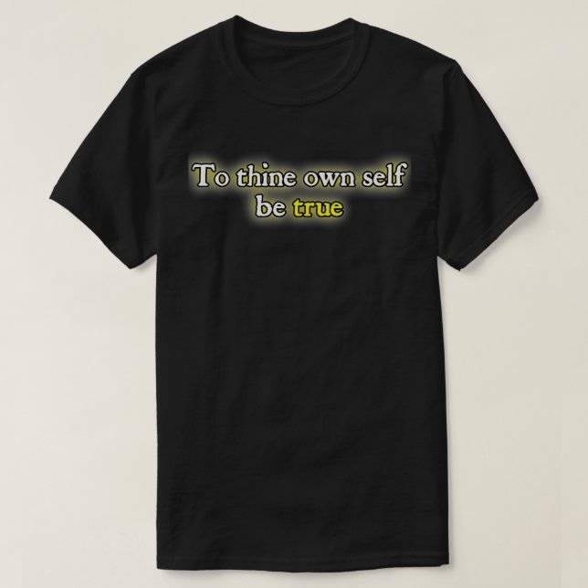 Camiseta Para Ser Verdadeiro Premium (Frente do Design)