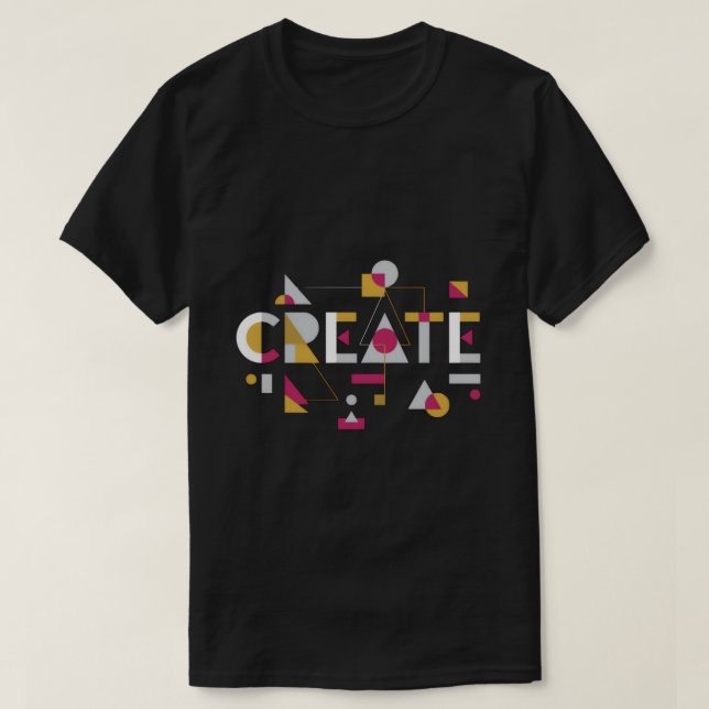 Camiseta para todos, com estampas modernas. (Frente do Design)