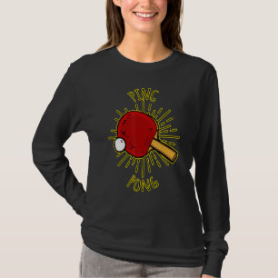 Camiseta Para Todos Os Pinos De Ping E Tênis De Mesa