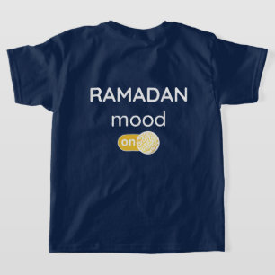 Camiseta para trás e frente do humor Ramadã em islamismo mu