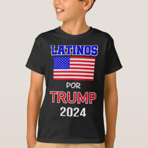 Camiseta Para Trump 2024 Pro Trump Gift - Latinos Por Trump