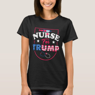 Camiseta Para Trump - Apoio a Enfermeiros Republicanos Cons