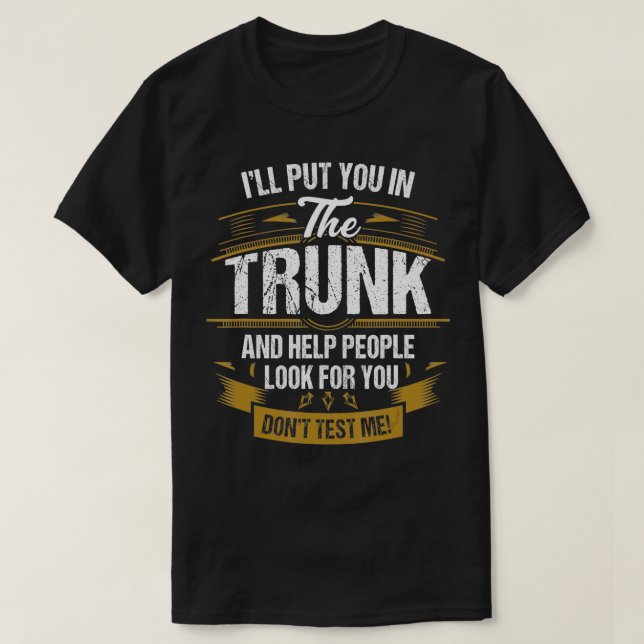 Camiseta Para U Não Me Testar (Frente do Design)