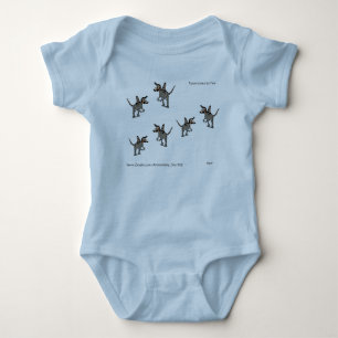 Camiseta para um Bebê/Dinossauro