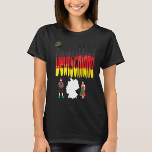 Camiseta Para Um Indicador De País Da Alemanha De Inscrição