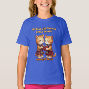 Camiseta Para Um Rato Gatos Laranja Recitando Burns