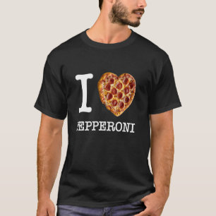 Camiseta Para verdadeiros amantes de pizza de pepperoni u20