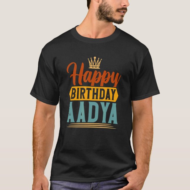 Camiseta Parabéns Aadya (Frente)