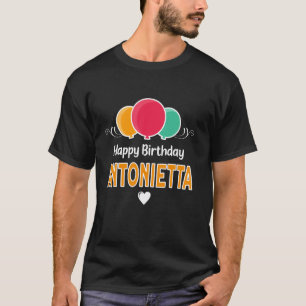 Camiseta Parabéns Antonietta