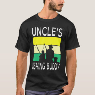 Camiseta Parabéns ao Tio Amigo da Pesca Dia Feliz Vô Pai Pa