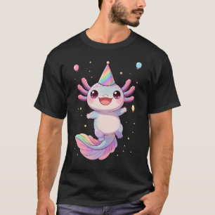 Camiseta Parabéns Axolotl – Axolotl Carto Caprichoso