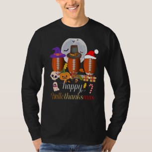 Camiseta Parabéns, bruxa de futebol de Santa Hat.