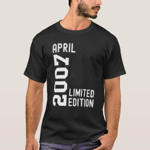 Camiseta Parabéns de abril de 2007