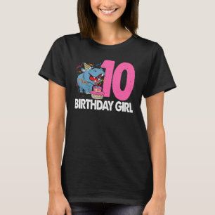 Camiseta Parabéns Garota 10 Mulheres Partido Hippopotamus