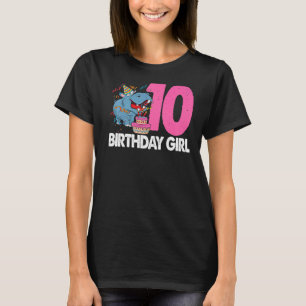 Camiseta Parabéns Garota 10 Mulheres Partido Hippopotamus