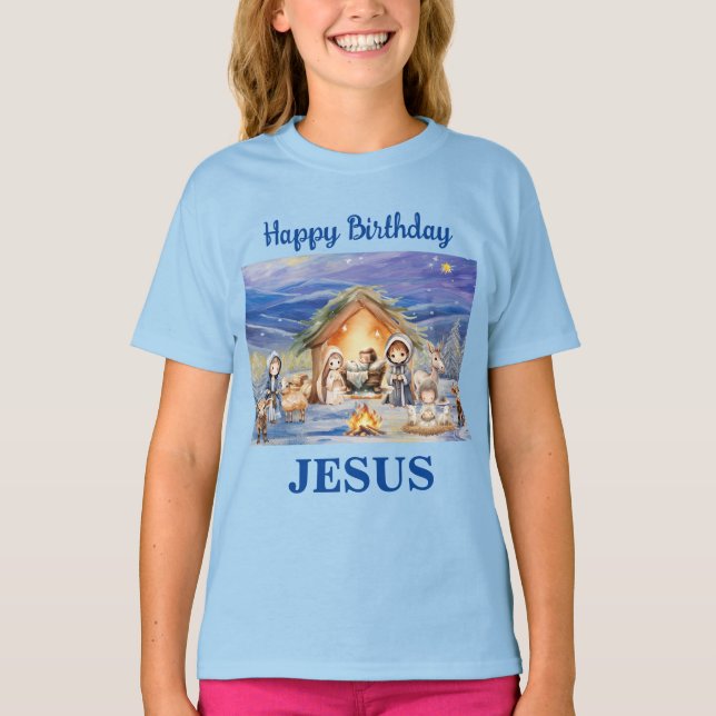 Camiseta Parabéns Jesus T-shirt (Frente)