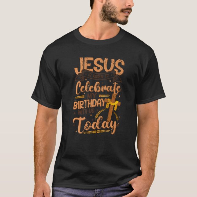Camiseta Parabéns na Páscoa Jesus (Frente)