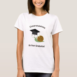 Camiseta Parabéns no Caracol de Graduação