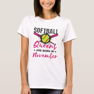 Camiseta Parabéns Novembro Mulheres Mulheres Meninas