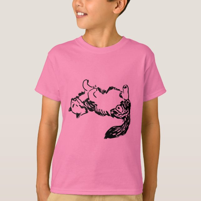Camiseta parabéns obrigado presente festa colorido (Frente)
