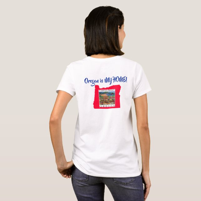 Camiseta Parabéns, Oregon ~ Shirt (Parte Traseira Completa)