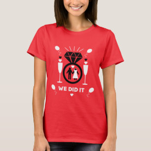 Camiseta Parabéns Originais e Divertidos pelo Noivado