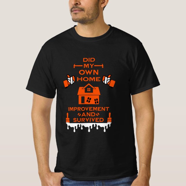 Camiseta Parabéns para Melhoramento Doméstico (Frente)