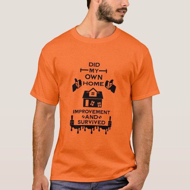 Camiseta Parabéns para Melhoramento Doméstico (Frente)