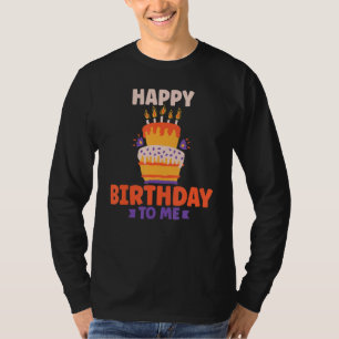 Camiseta Parabéns Para Mim Festa de aniversário 2