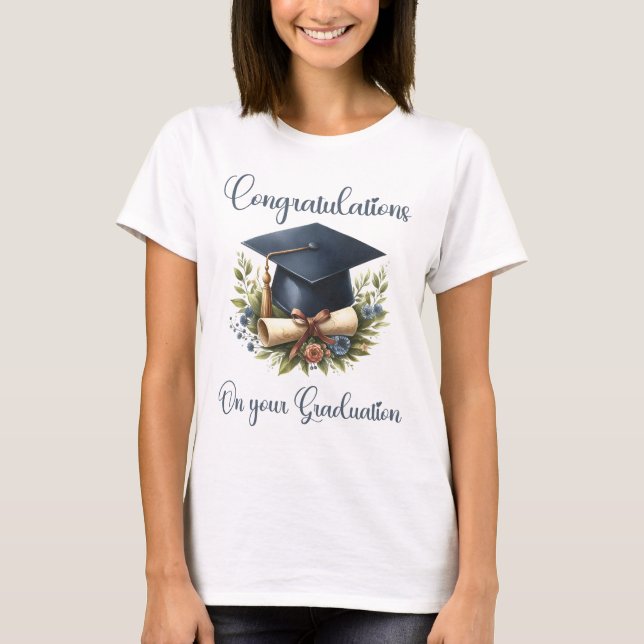 Camiseta Parabéns pela formatura  (Frente)