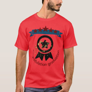 Camiseta parabéns pela formatura de seu amigo da faculdade