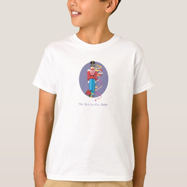 Camiseta Parabéns pelo desempenho do Balé de dança Nutcrack (Frente)