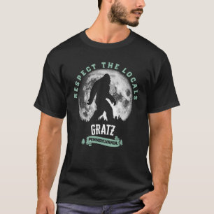 Camiseta Parabéns Pennsylvania Pé Grande Respeite os Locais